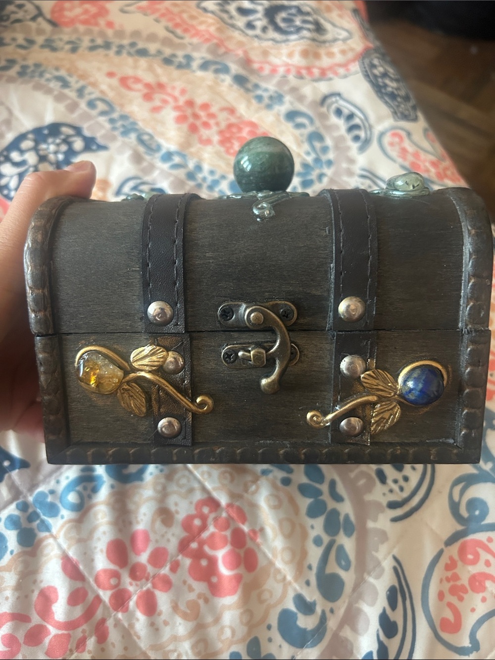 Wooden storage box